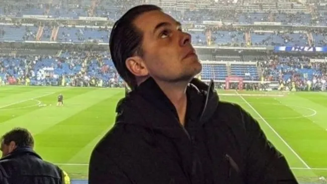 Cristian Martinoli en el Santiago Bernabéu