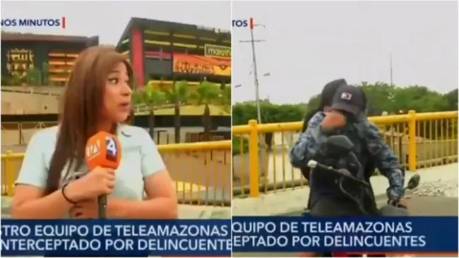 Intento de asalto a periodista en Ecuador 