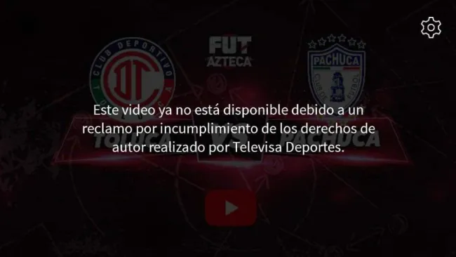 Televisa tumbó transmisión de la final en Youtube de TV Azteca