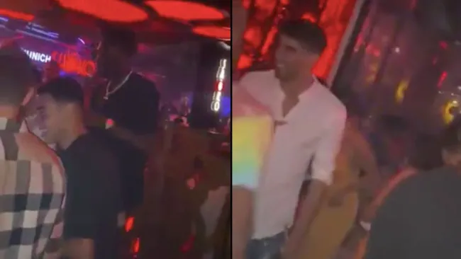 Los jugadores del Bayern de fiesta