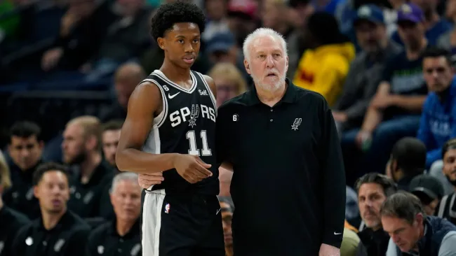 Josh Primo con los San Antonio Spurs