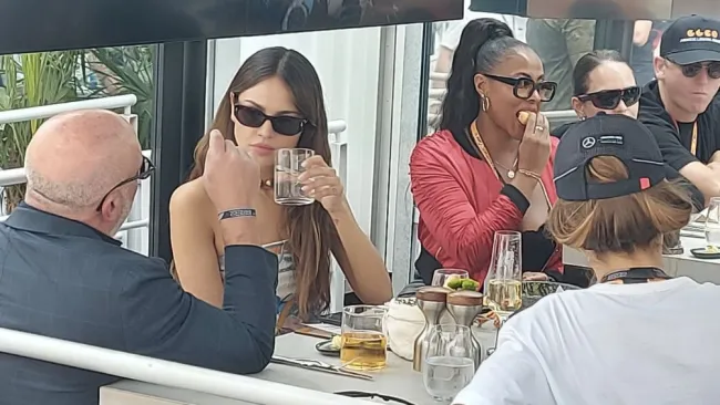 Eiza González en el GP de México 2022