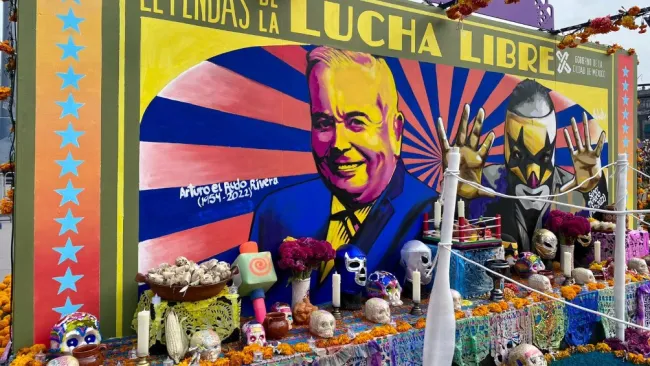 Ofrenda a Leyendas de la Lucha Libre