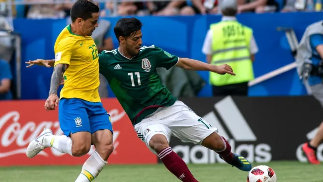 Carlos Vela con el Tri en Rusia 2018