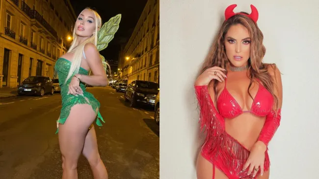 Daniella Chávez y Paty López en Halloween
