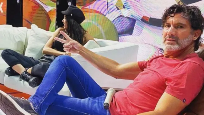 Juan Carlos Gabriel de Anda durante un programa