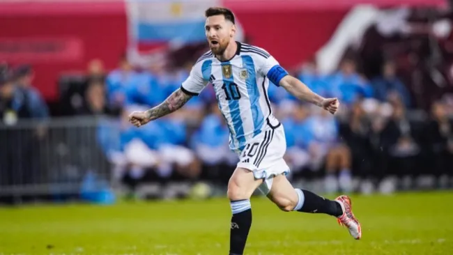 Messi con Argentina 