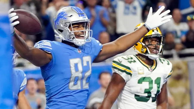 Lions vs Packers en acción 