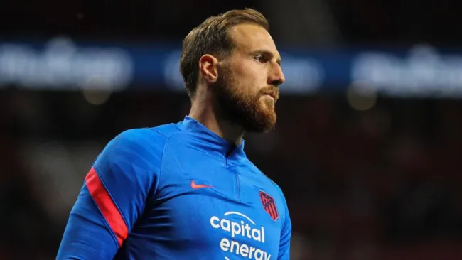 Jan Oblak en un partido del Atlético de Madrid