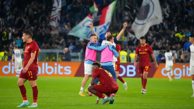 Serie A: Lazio se impuso a la Roma en el Derby della capitale