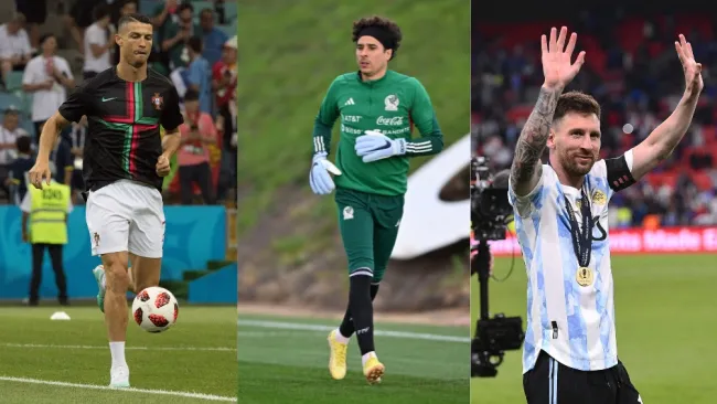 Ronaldo, Ochoa y Messi están en busca de su quinto Mundial 