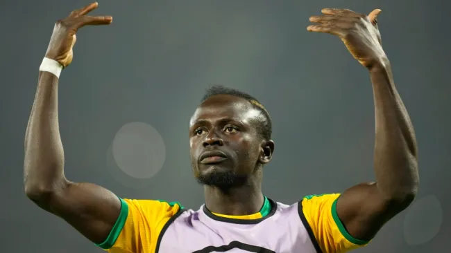 Mané en un juego de Senegal