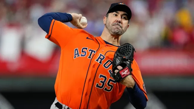 Justin Verlander en la Serie Mundial con los Astros