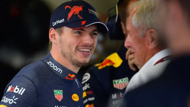 Verstappen en un GP de la F1