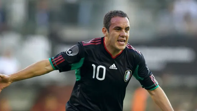Cuauhtémoc Blanco con la Selección Mexicana 