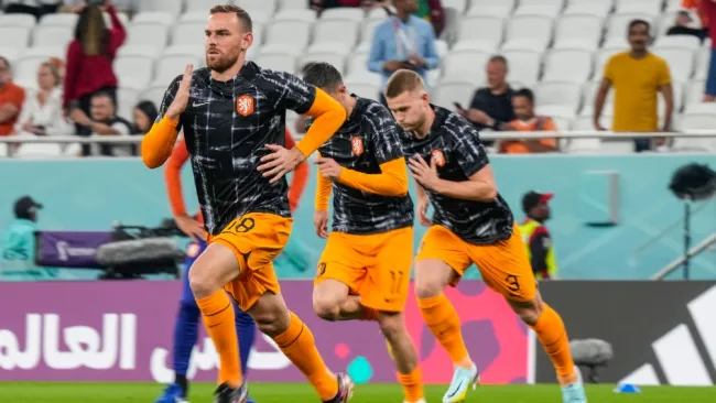 Janssen en el juego vs Senegal