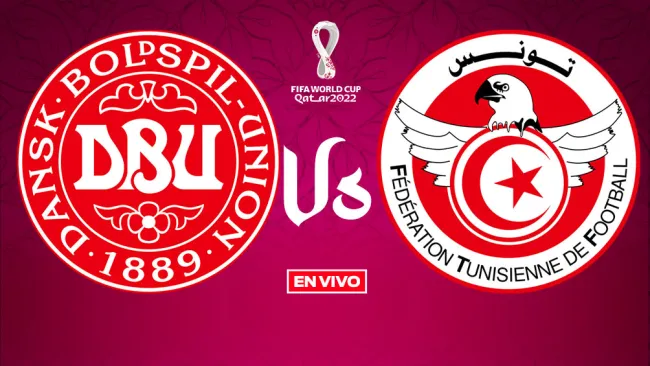 Dinamarca vs Túnez Mundial Qatar 2022 EN VIVO Fase de Grupos