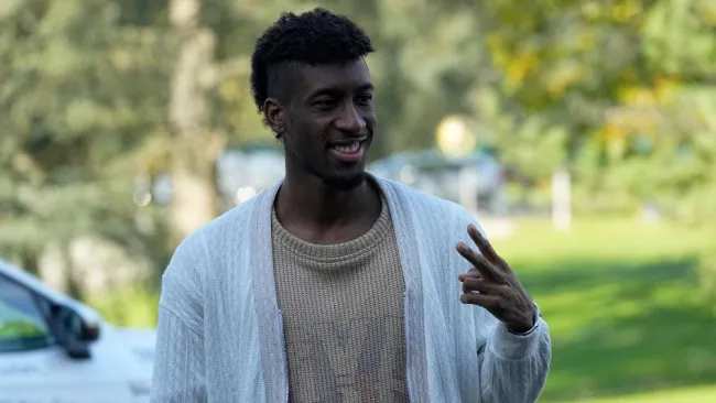 Kingsley Coman, jugador de la selección de Francia