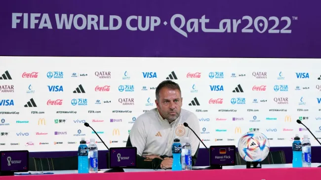 Hansi Flick en conferencia de prensa