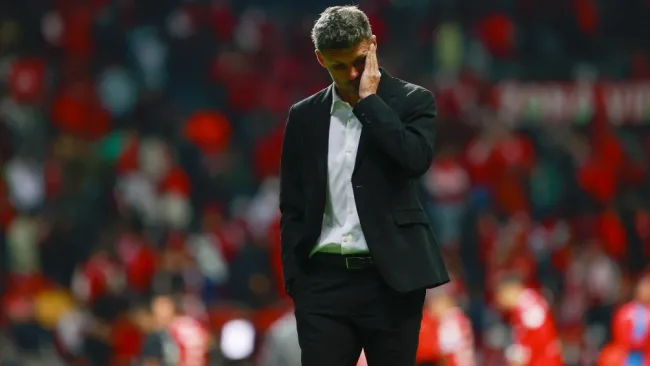 Tano Ortiz en un partido del América