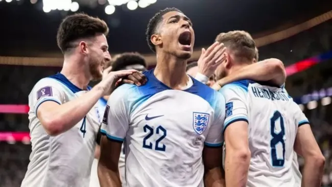 Jude Bellingham en festejo de gol