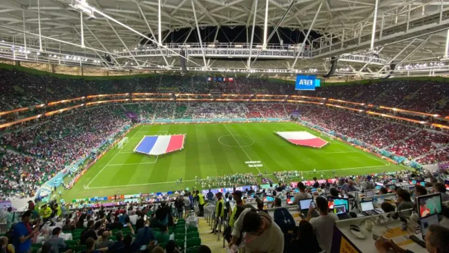 Ceremonia del Francia vs Polonia de OF