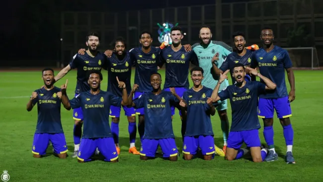 Al-Nassr en un partido