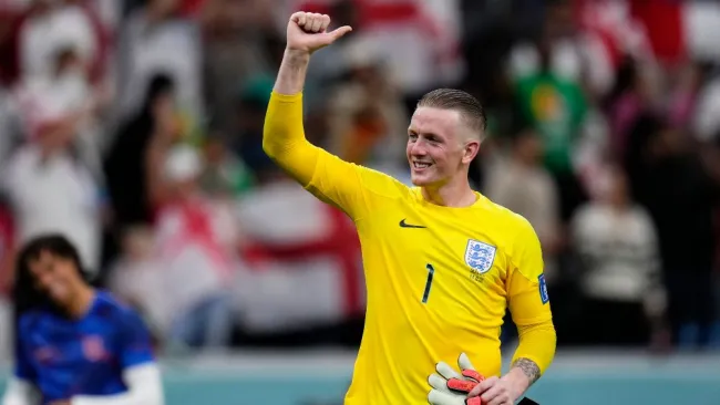 Jordan Pickford, arquero de la selección de Inglaterra