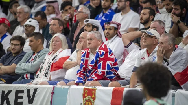 Afición de Inglaterra en Qatar 2022