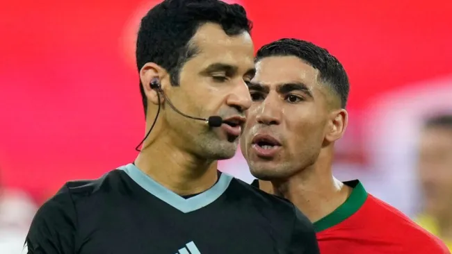 Hakimi terminó bastante molesto 