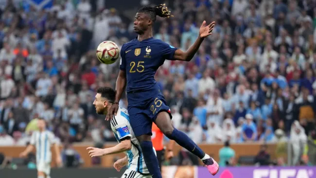 Camavinga en partido vs Argentina 