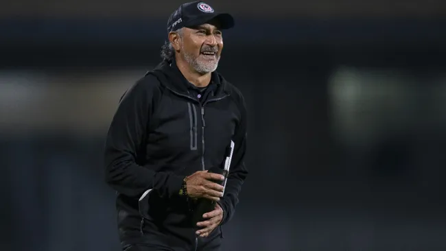 Potro Gutiérrez en un partido de Cruz Azul