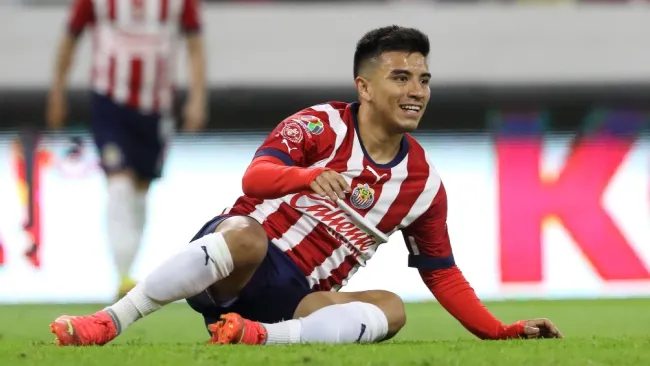 Fernando Beltrán durante un partido con Chivas