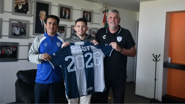 Ovelar firmó con los Tuzos de Pachuca tras su paso por Cerro Porteño