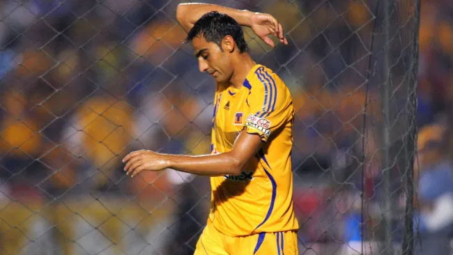 Walter Gaitán cuando jugaba con Tigres