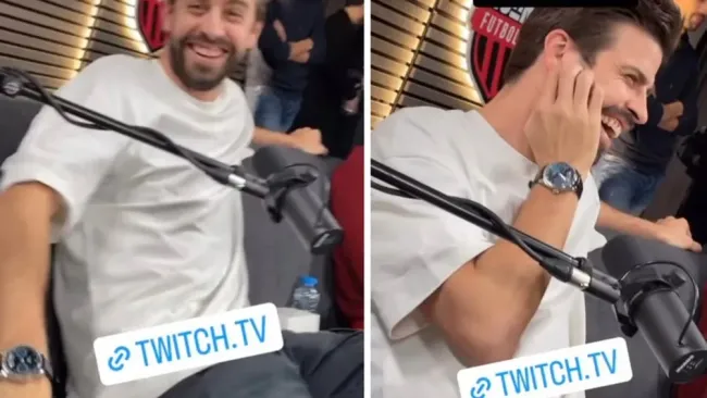 Gerard Piqué lució reloj premium antes de usar el Casio en streaming 