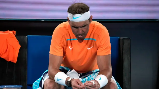 Rafael Nadal en lamento