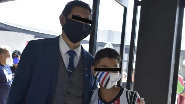 'El Doctor' en una entrega de premios futbolísticos a menores