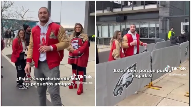 Joey Bosa tuvo la discusión con el seguidor de Eagles