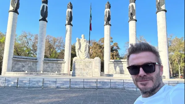 David Beckham las mejores fotografías de su visita a México