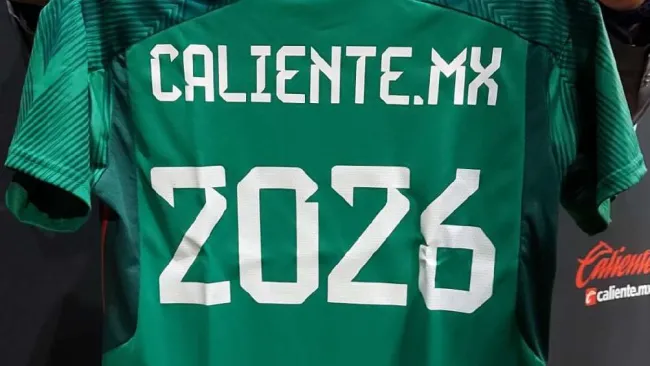 Selección Mexicana: Caliente.mx es nuevo patrocinador del Tri para el Mundial 2026