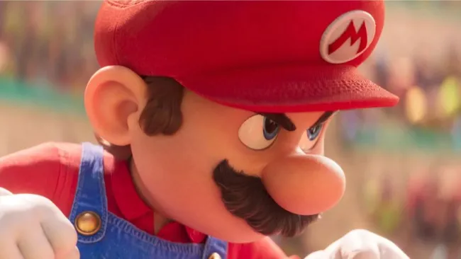 Mario durante la película "Super Mario Bros"