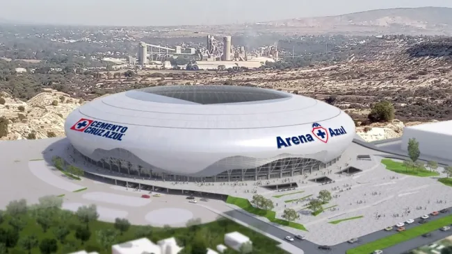 Posible proyecto del nuevo estadio de Cruz Azul
