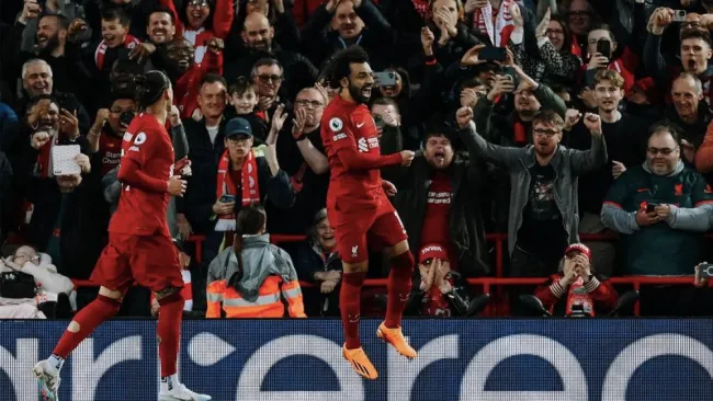 El delantero egipcio marcó y le dio la victoria al Liverpool