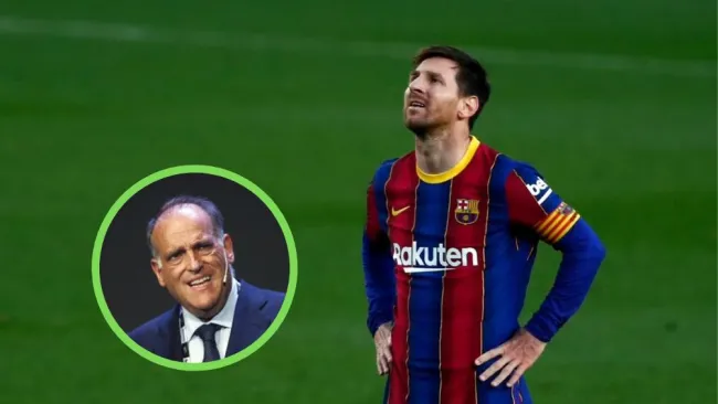 Leonel Messi con el Barcelona