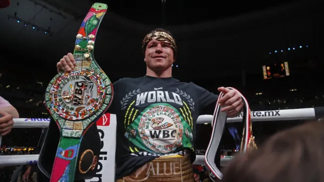 Canelo Álvarez tras vencer a John Ryder