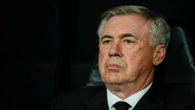 Ancelotti en el encuentro vs Manchester City