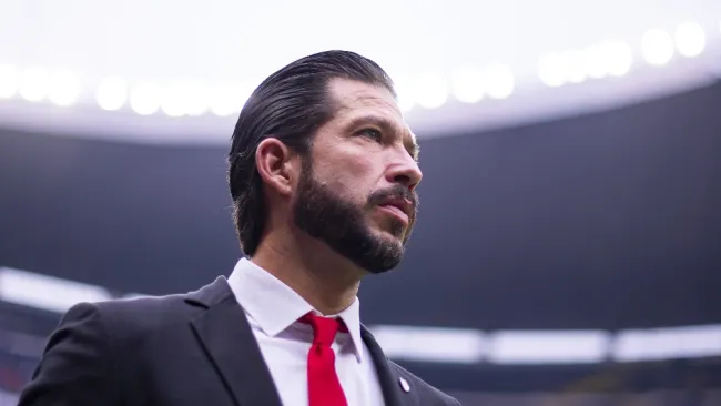 Benjamín Mora en un partido del Atlas