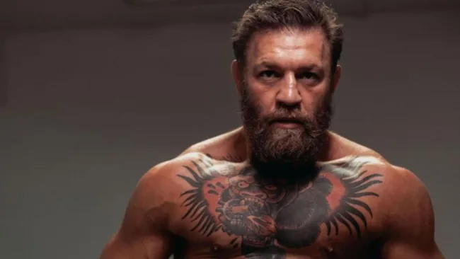 Conor McGregor en una sesión de fotos