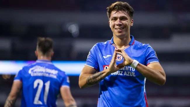 Huescas en un partido de Cruz Azul